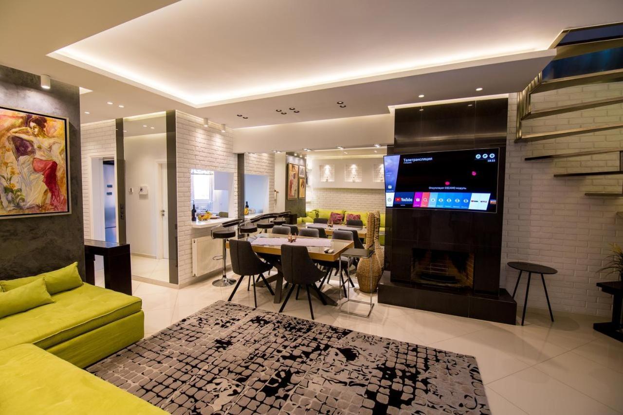 Helen Luxury Loft Design Meisonette-Apartment Atenas Exterior foto